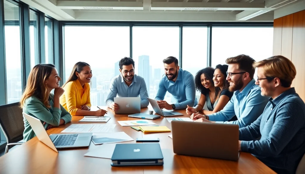 Engaged team brainstorming effective strategies at https://uu88.how/ in a dynamic office setting.