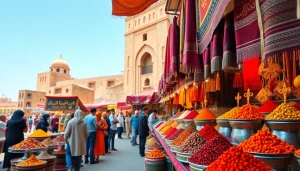 تقديم أخبار العرب في سوق نابض بالتقاليد العربية وتنوع الثقافات.