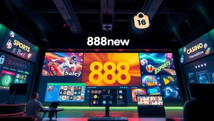 Engaging user interface of 888new highlighting online betting games with a secure environment.