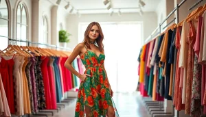 Shop stylish custom clothing at https://primadonsanddonnas.com with vibrant designs in an inviting boutique.