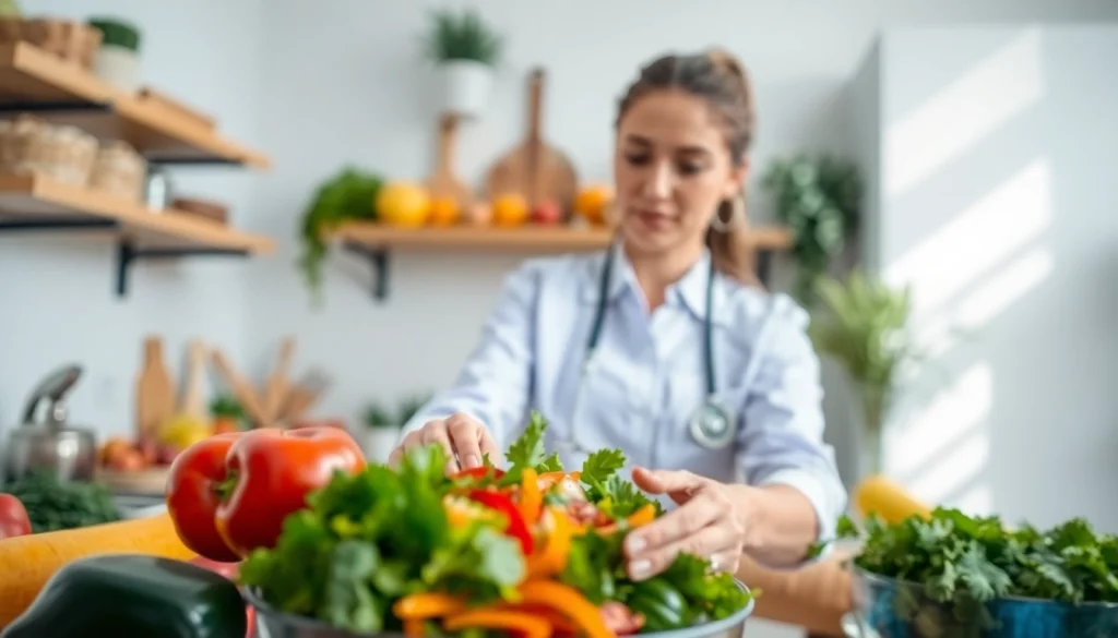 Prepare healthy meals at https://healthyvix.com with fresh ingredients in a modern kitchen.