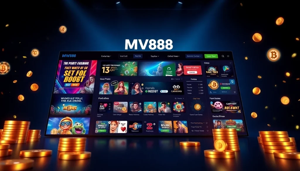 Experience the MV88 platform's user-friendly interface, highlighting secure USDT transactions and vibrant promotions.