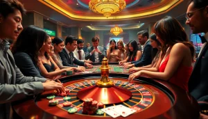 The KJC AC 3 casino experience immerses players in the excitement of roulette, chips, and cheers.