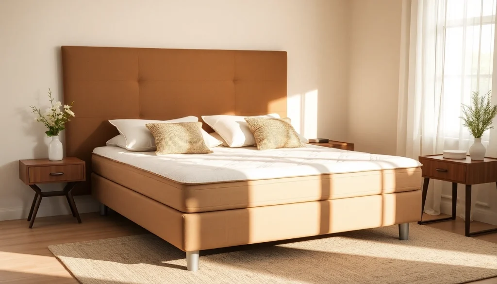 Materasso matrimoniale di alta qualità, progettato per offrire comfort eccezionale in camera da letto.