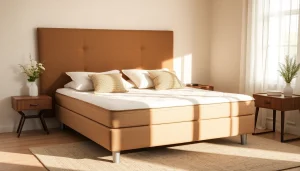 Materasso matrimoniale di alta qualità, progettato per offrire comfort eccezionale in camera da letto.