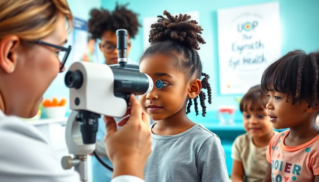 Empowering children through eye care services for Our Children's Vision initiative.