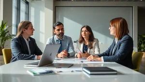 신용카드 현금화 방법을 상담하는 전문 금융 상담사의 모습