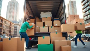 Efficient Toronto moving company team loading a truck with care and expertise.