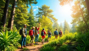 Engage with nature on your journey at https://wpedition.com/ - tourists enjoying a lush forest expedition.