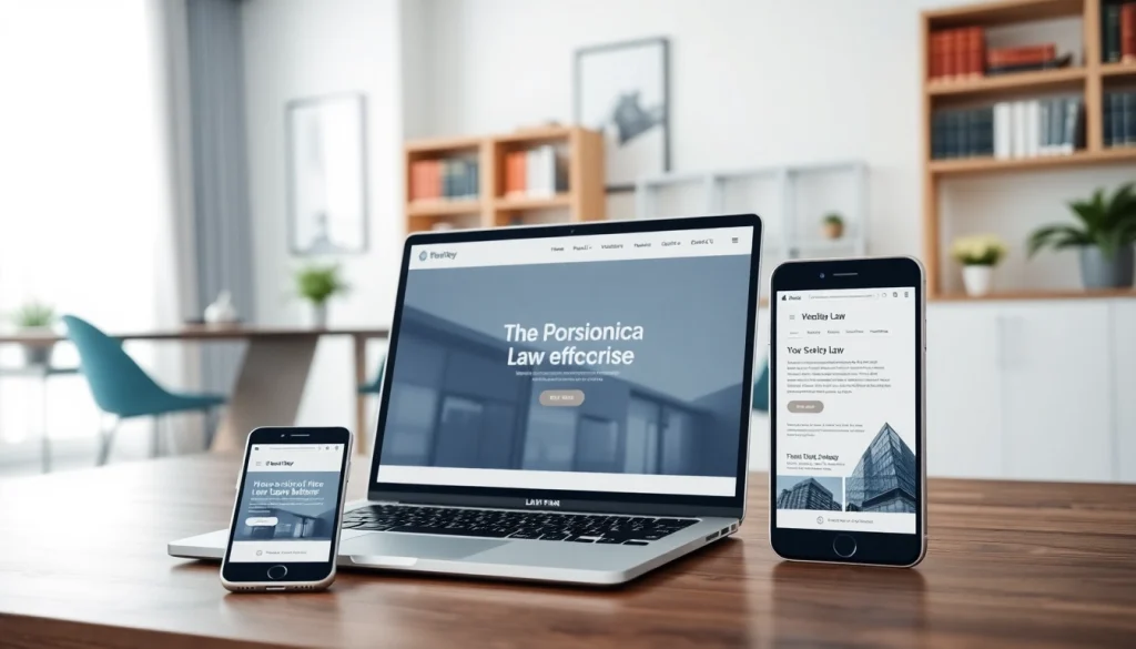Showcasing professional law firm website design at https://www.lawfirmswebsitedesign.com on various devices.