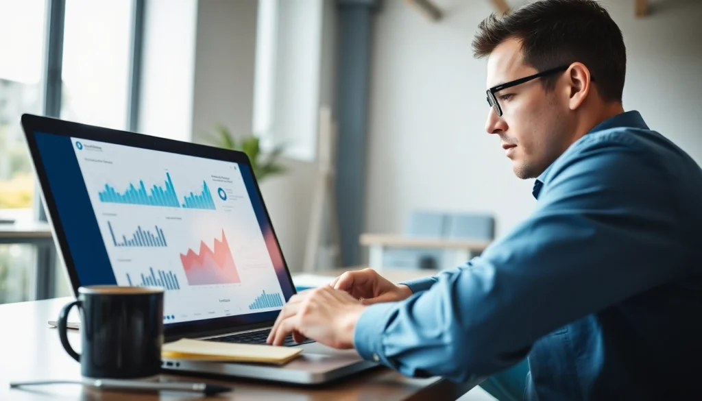 Implement strategies with a google penalty service while a consultant reviews data in a bright office.