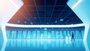 Servicios en la nube optimizados, ilustración de soluciones de Cloud Services para empresas