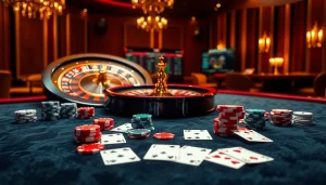 Play exciting games at https://1mm888.com/ with casino tables, poker chips, and vibrant action.