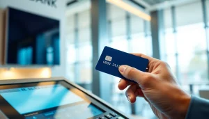 카드 현금화 과정에서 신뢰감을 주는 이미지로 카드 사용 모습.