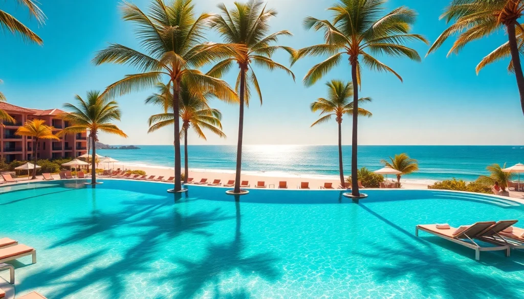 Enjoy Los Cabos vacation packages at a stunning oceanfront resort with an infinity pool.