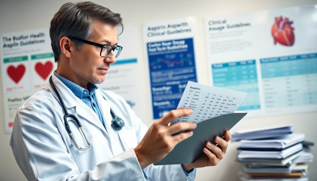 Reviewing aspirin dosage eficacy in the ADAPTABLE Aspirin Study data with a healthcare professional.