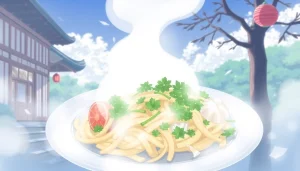 アンス 口コミを元に、オンライン診療を受ける女性が、参考資料を確認している様子。