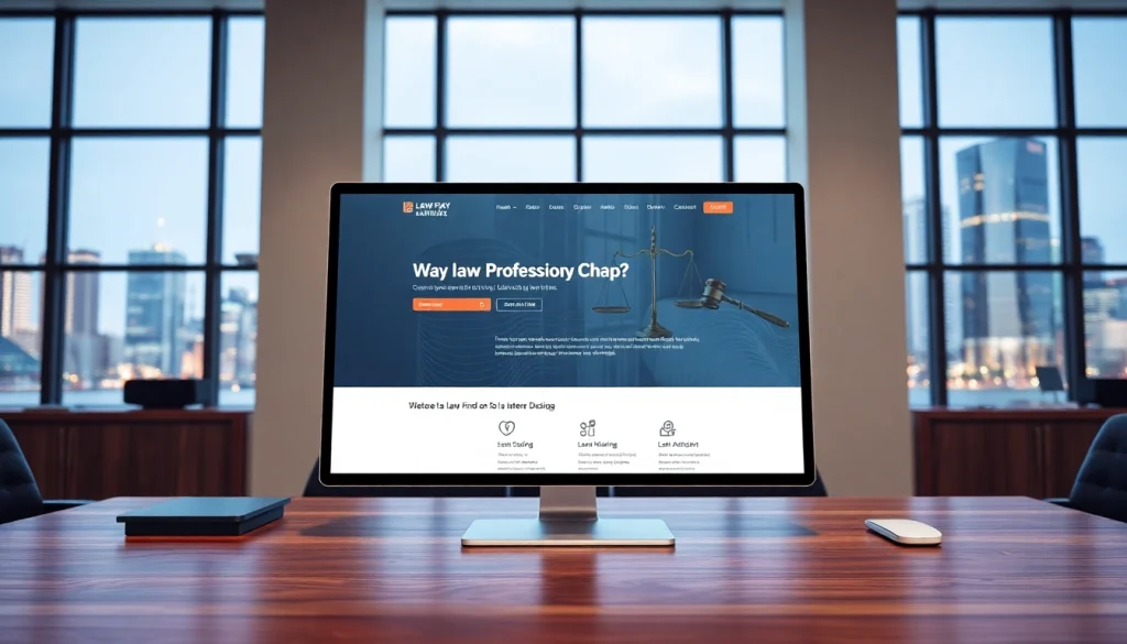 Design a professional law firm website with features from https://www.websites.law to engage clients.