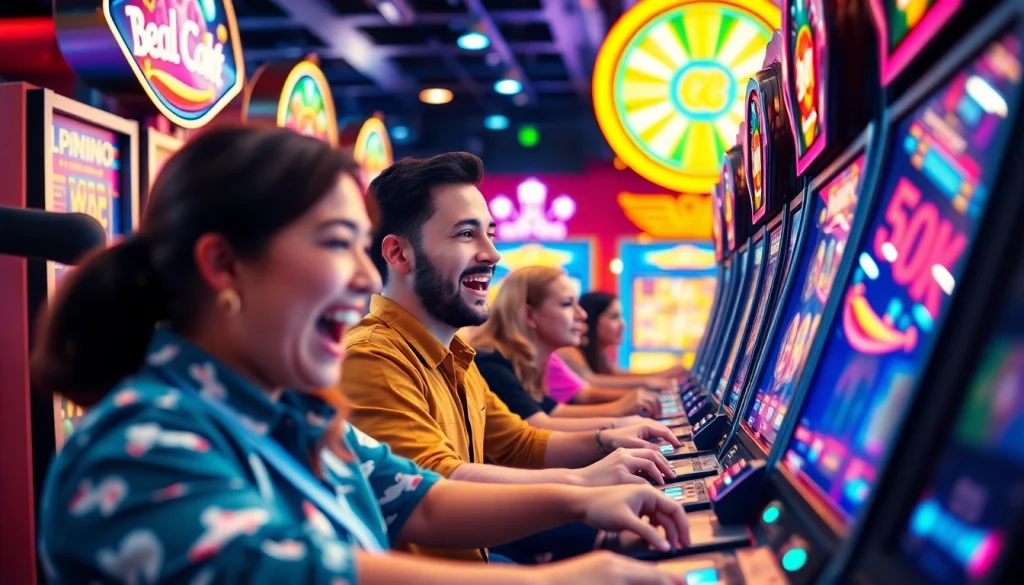 Menangkan jackpot di slot gacor terpercaya dengan suasana kasino yang hidup dan ramai.