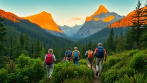 Adventurous explorers embarking on a journey inspired by https://fernweh-abenteuer.de through scenic landscapes.