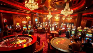 Experience the thrill of Trang Chủ QQ88 with vibrant casino games, including roulette and poker.