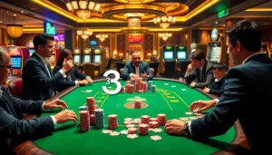 Engage in high-stakes poker at https://3king.cn.com/ with colorful chips and professional gameplay.