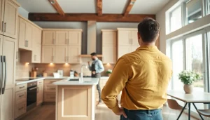 Enhance your home renovation with expert craftsmanship in a modern kitchen.