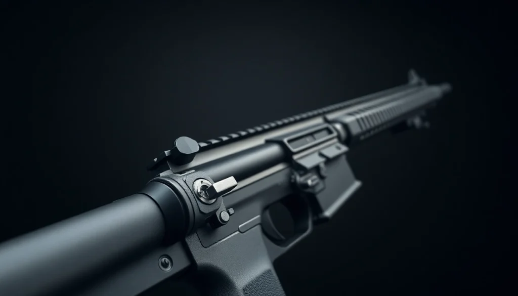 Examine the super safety ar15 trigger system highlighting its precision and craftsmanship.