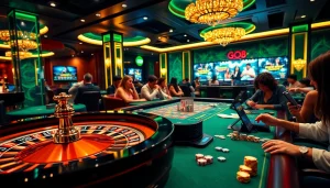 Experience high-stakes excitement with Go8 casino games at vibrant tables filled with action.