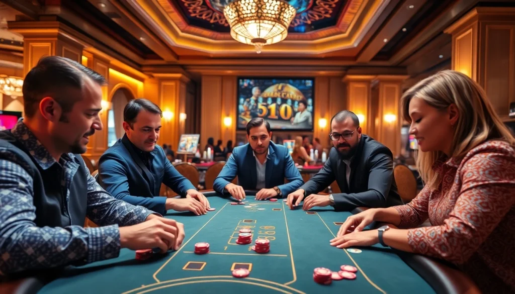 Experience thrilling gameplay at the best online casinos in Canada with vibrant poker table action.