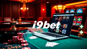 Experience the thrill of live betting with i9bet's engaging online casino setup.