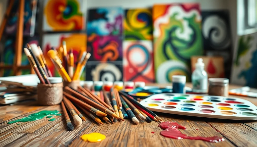 Explore vibrant acrylic art supplies on https://acrylicpedia.com with dynamic colors.