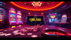 Engage with Nổ Hũ QH88 through vibrant slot machines and thrilling game visuals.