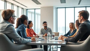 Engage in productive business discussions effectively in a professional setting.