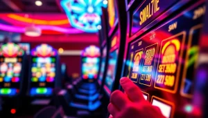 Menampilkan slot bet kecil di mesin judi dengan peluang kemenangan yang tinggi.