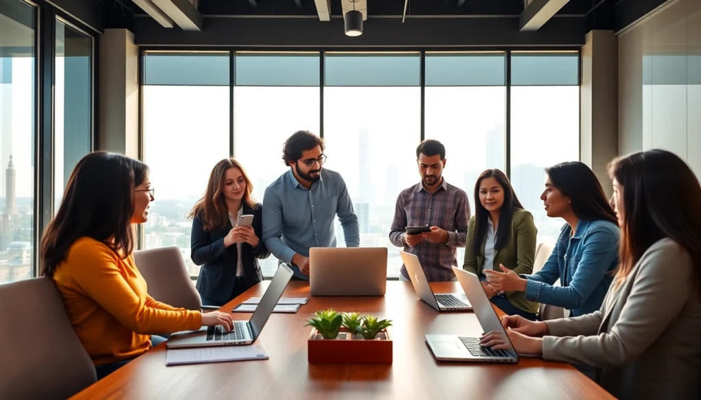 Kolkata entreprenure collaborating in a modern office, showcasing teamwork and innovation.