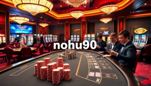 Players enjoying a variety of games at nhà cái nohu90, showcasing a vibrant online gambling experience.