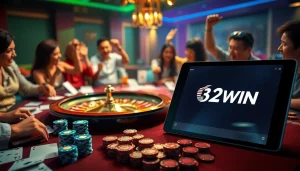 Experience the excitement at Nhà Cái 32WIN with a lively casino gaming atmosphere.