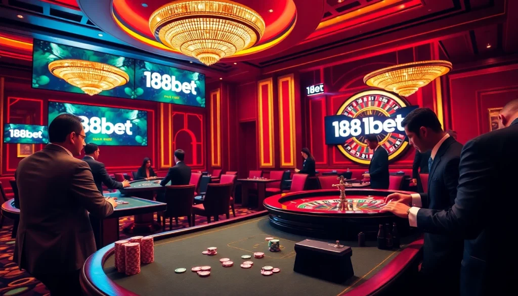 Experience the excitement of gaming at 188bet mới nhất casino with professional dealers and thrilling action.