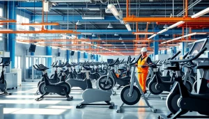Exercise bike manufacturer showcasing advanced production processes and quality control.