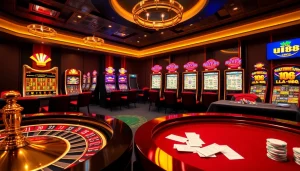 Play exciting casino games with uu88 at a luxurious online gaming interface.