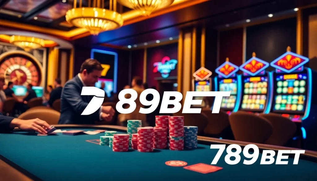 Experience thrilling gameplay at 789BET casino with vibrant tables and exciting action.