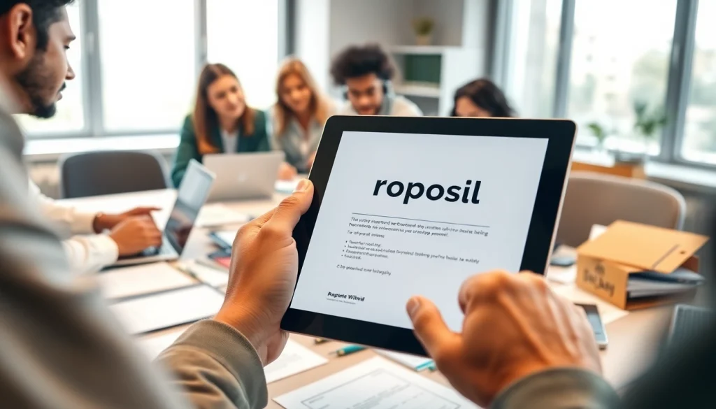 Engage in Customized Proposal Writing with a collaborative team over digital documents.