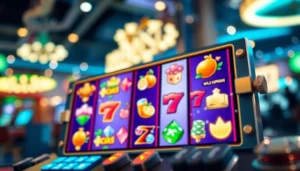 Mainkan slot deposit 1000 dengan antarmuka permainan yang cerah dan menarik.