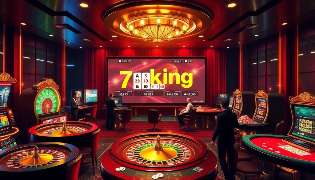 A thrilling online gambling experience at 79king featuring vibrant casino games and engaging players.