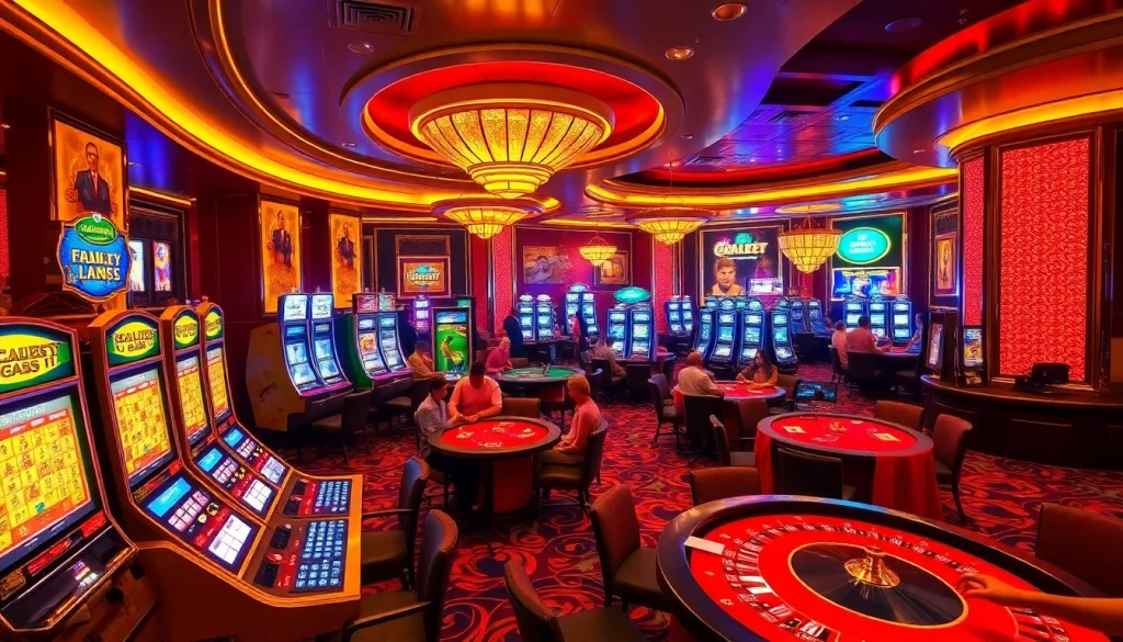 Experience the excitement of jeetbuzz ক্যাসিনো with vibrant gaming action and elegant decor.