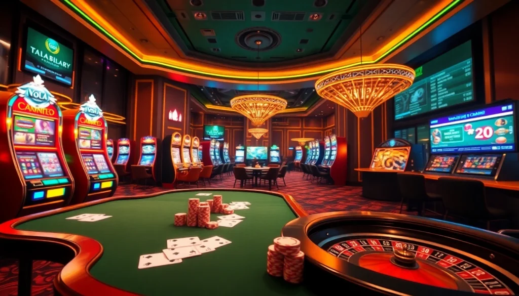 Vua99 poker table with colorful chips and interactive online gambling interface.