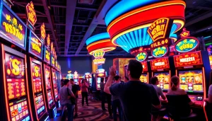 Menampilkan pengalaman bermain ns2121 slot dengan slot machines canggih dan lingkungan kasino yang energik.
