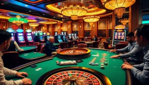 Experience the thrill of gambling at https://xoixoai.com/ with a captivating casino scene full of action and excitement.