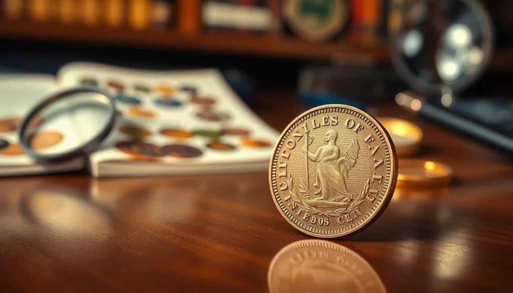 Münzankauf von hochwertigen antiken Münzen in einem professionellen Setting.